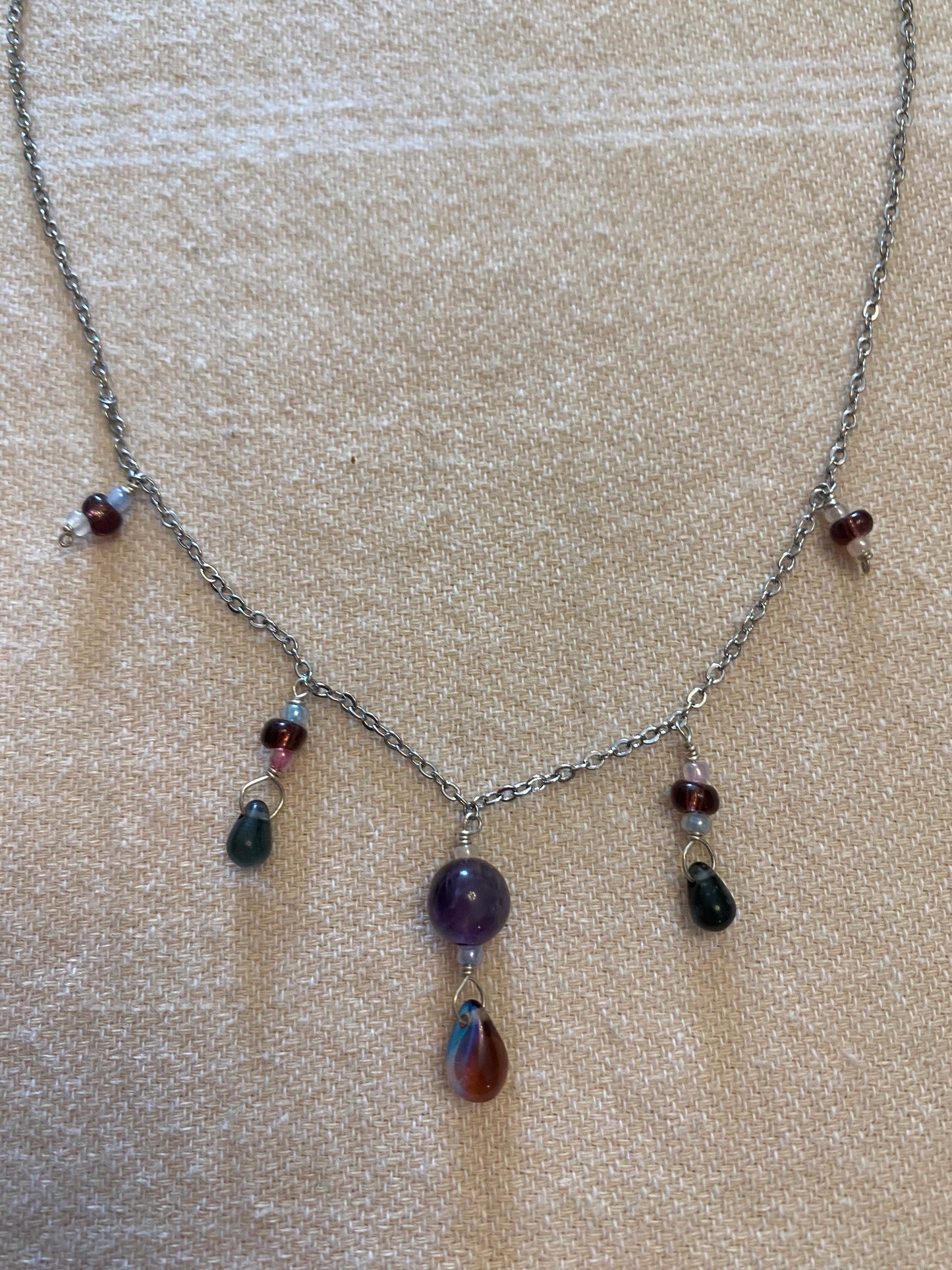 Aphrodite Necklace- Purple