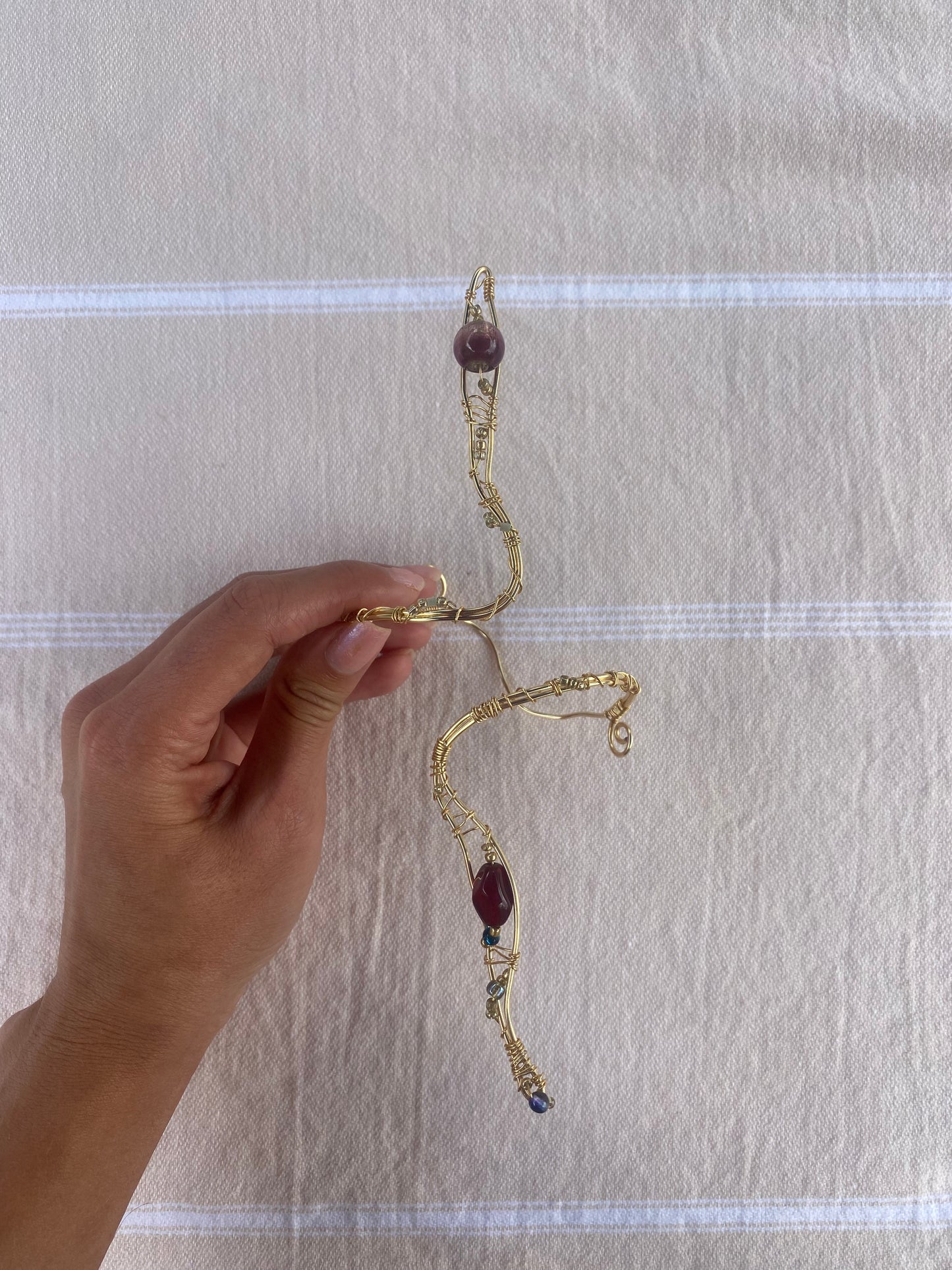 Beaded Snake Arm Cuff