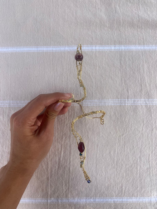 Beaded Snake Arm Cuff