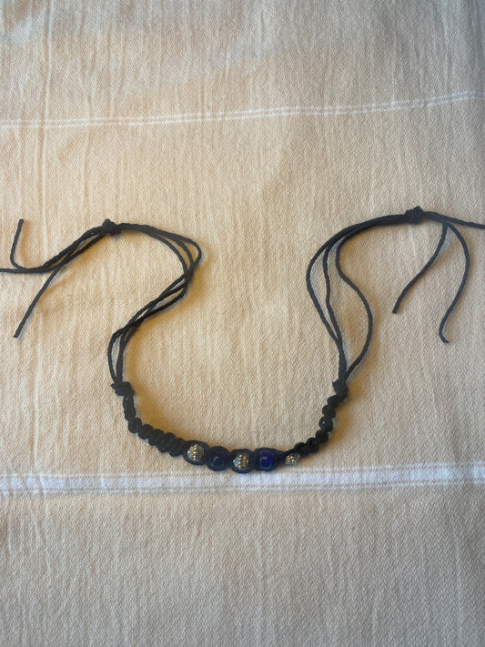Macrame Beaded Anklet/Bracelet