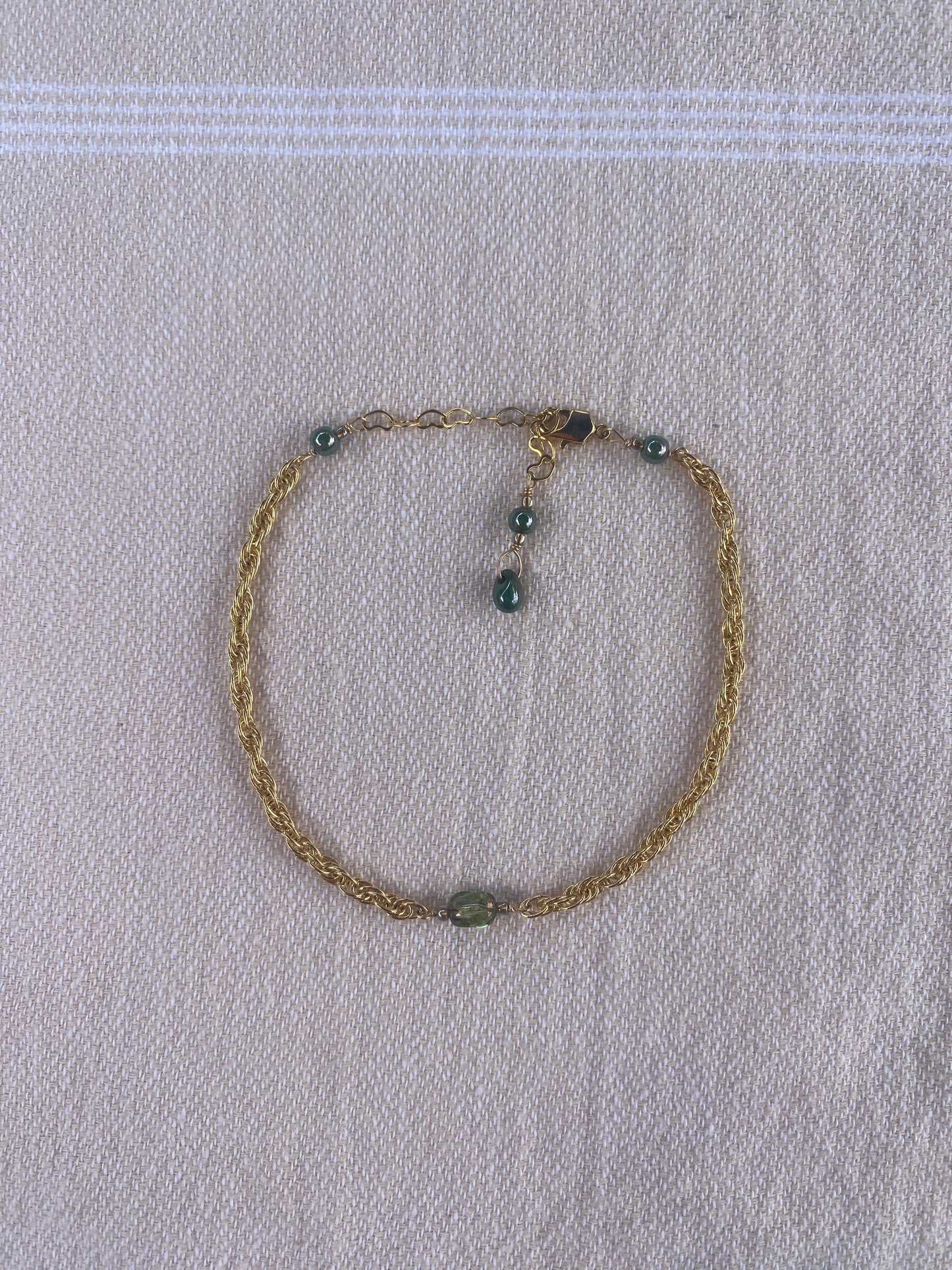 Beaded Chain Anklet