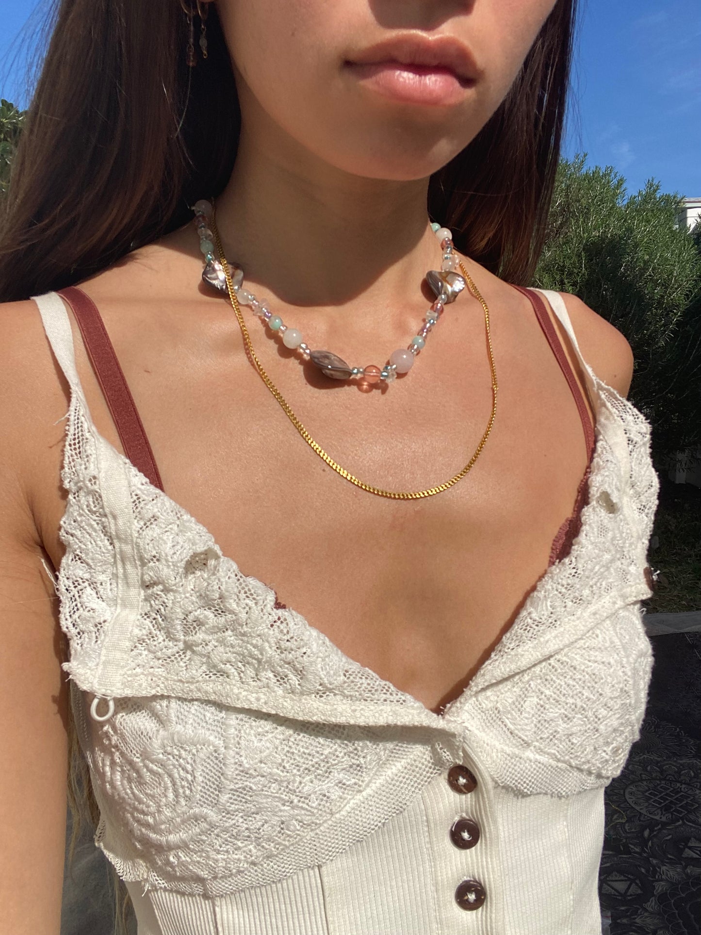 Pink Mermaid Necklace