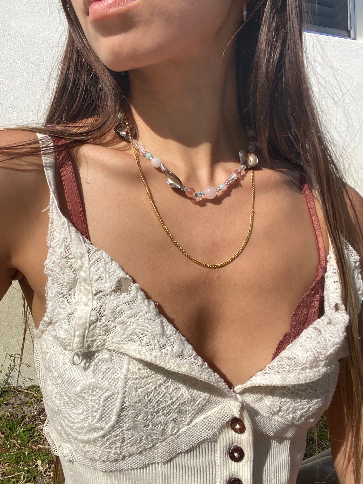 Pink Mermaid Necklace